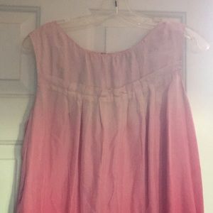 Context 100% silk ombre colored dress
